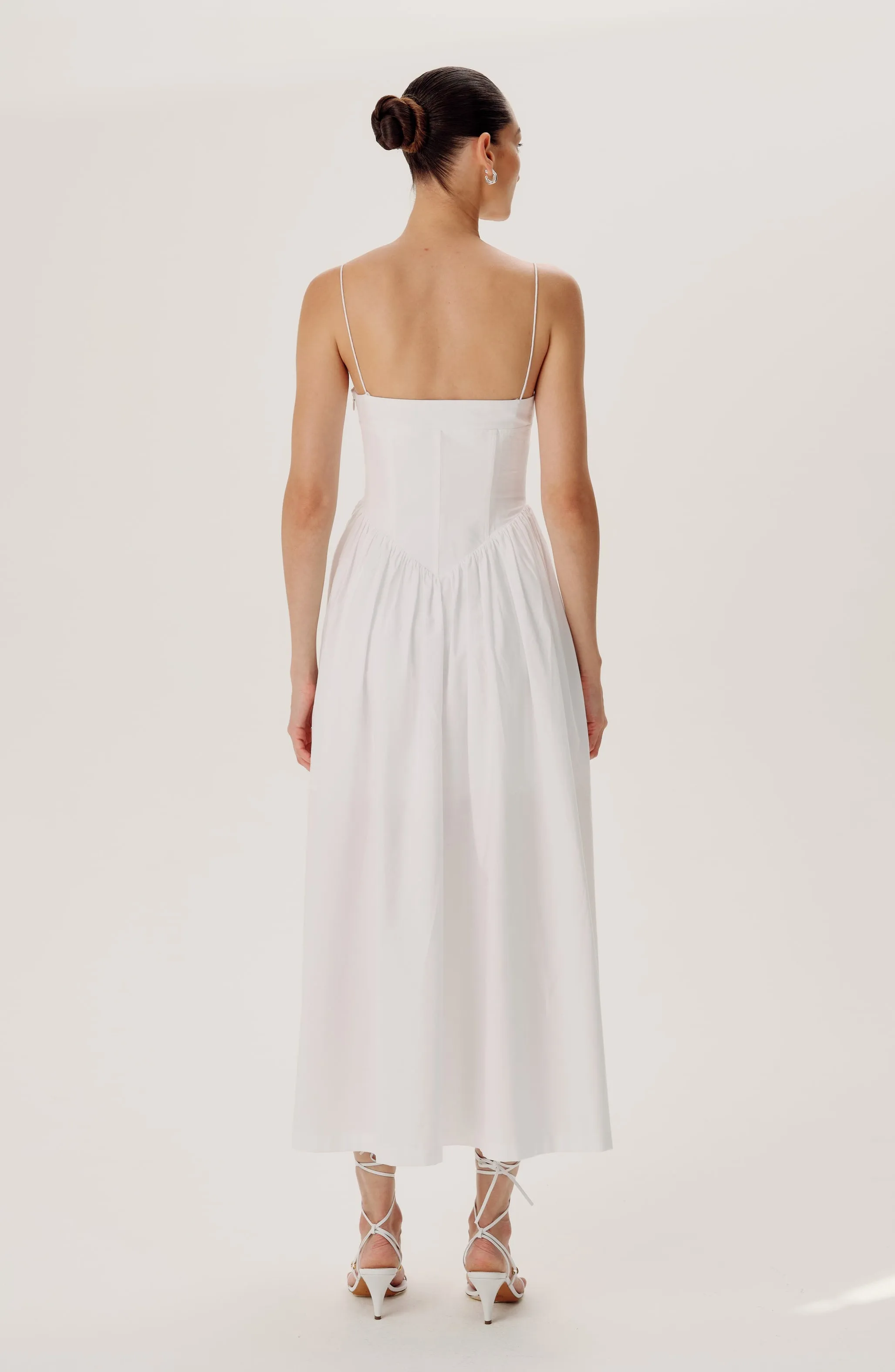 Carmine Dress - Optic White sold by Ronny Kobo Collection product image thumbnail 4