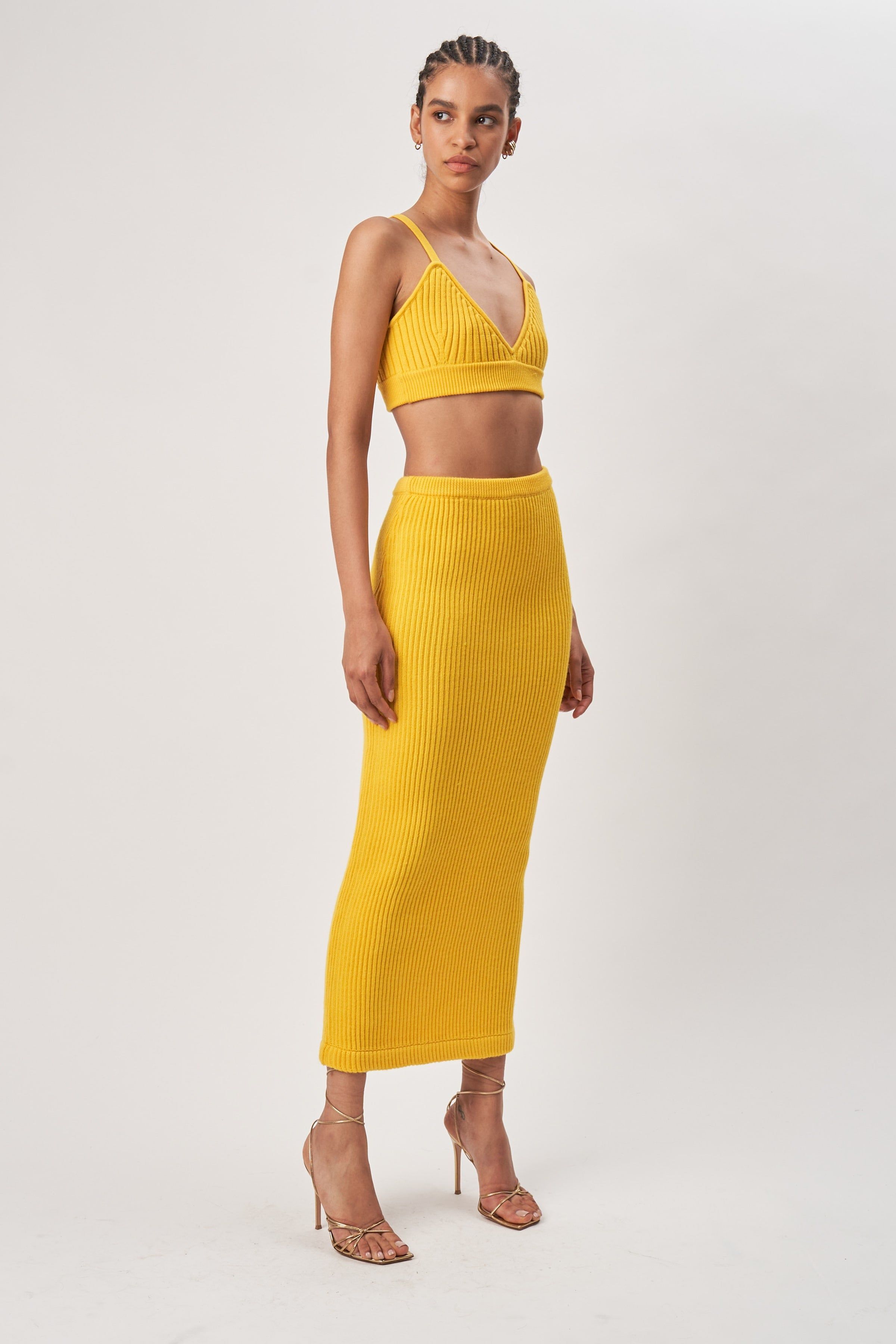 Abigail Knit Top - Sunshine sold by Ronny Kobo Collection product image thumbnail 2