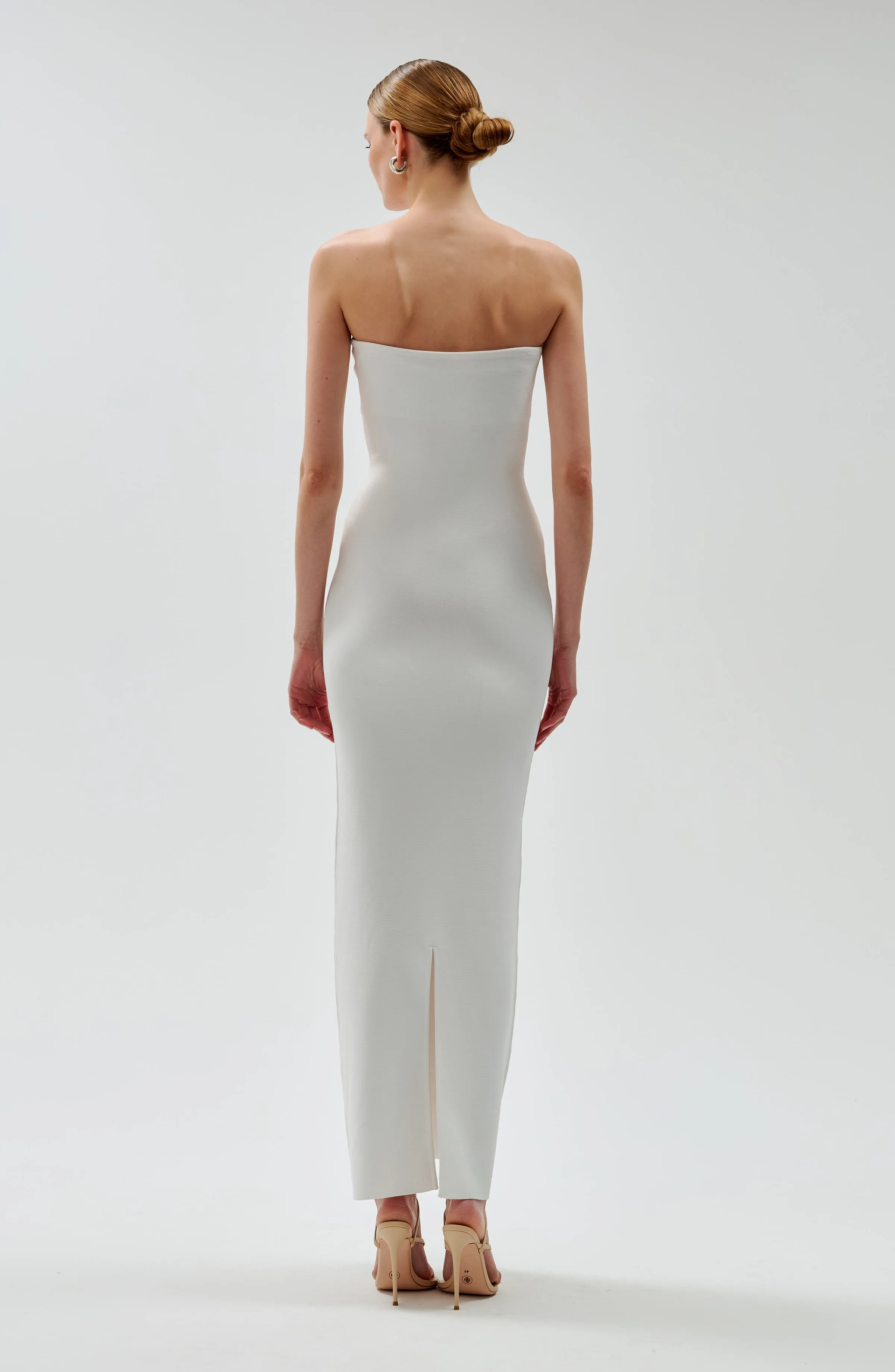 Lehua Knit Dress - Optic White sold by Ronny Kobo Collection product image thumbnail 3