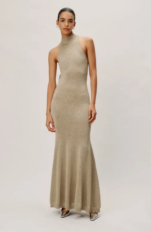 Arlo Knit Dress - Champange sold by Ronny Kobo Collection