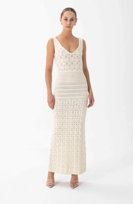 Sadie Dress - Ivory sold by Ronny Kobo Collection