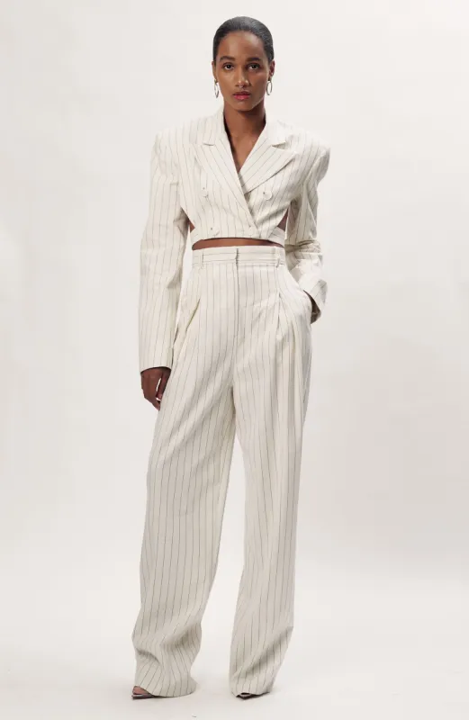 Diego Pant - Pinstripe Suiting sold by Ronny Kobo Collection