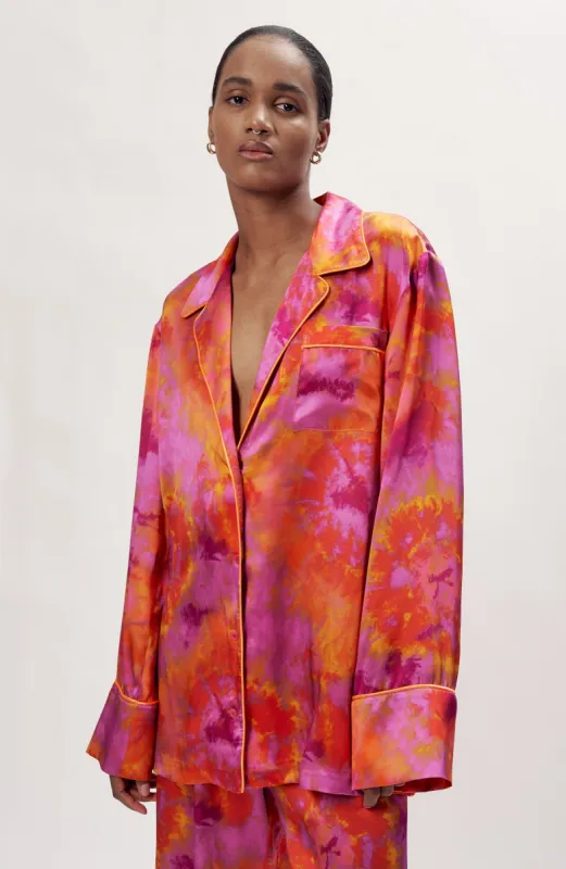 Valentina Top - Sunset Tie Dye Pink Multi sold by Ronny Kobo Collection