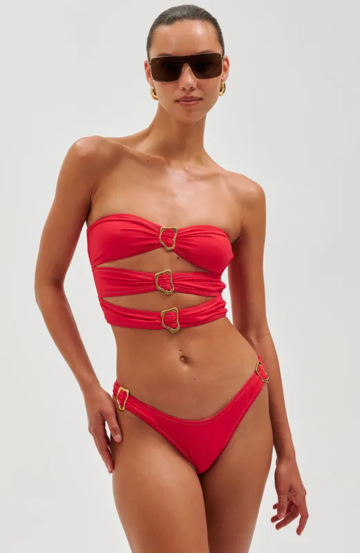 Cage Bikini Set - Red sold by Ronny Kobo Collection