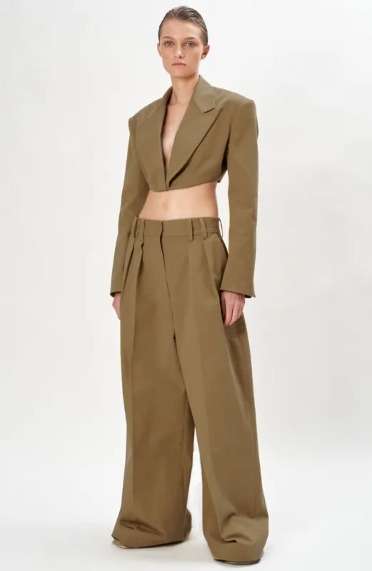 Lo Pant - Khaki sold by Ronny Kobo Collection