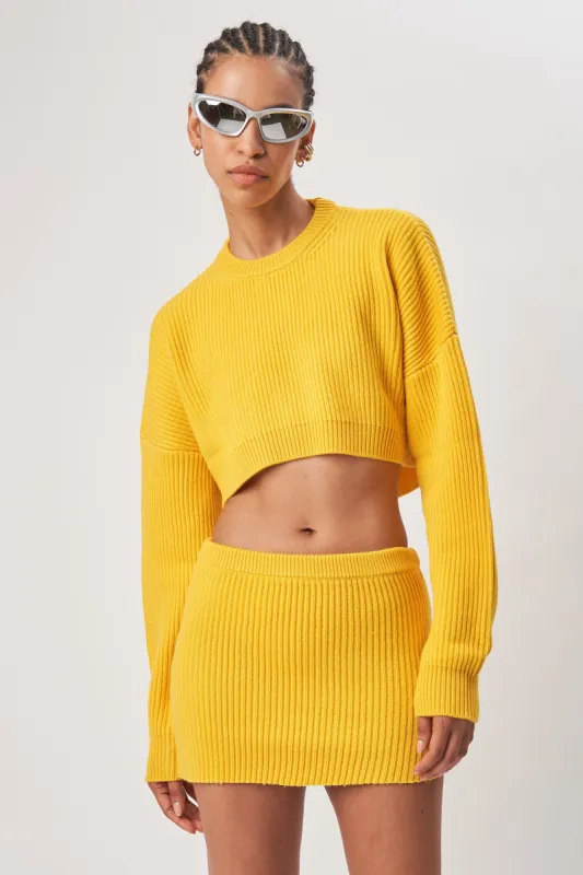 Violet Knit Top - Sunshine sold by Ronny Kobo Collection
