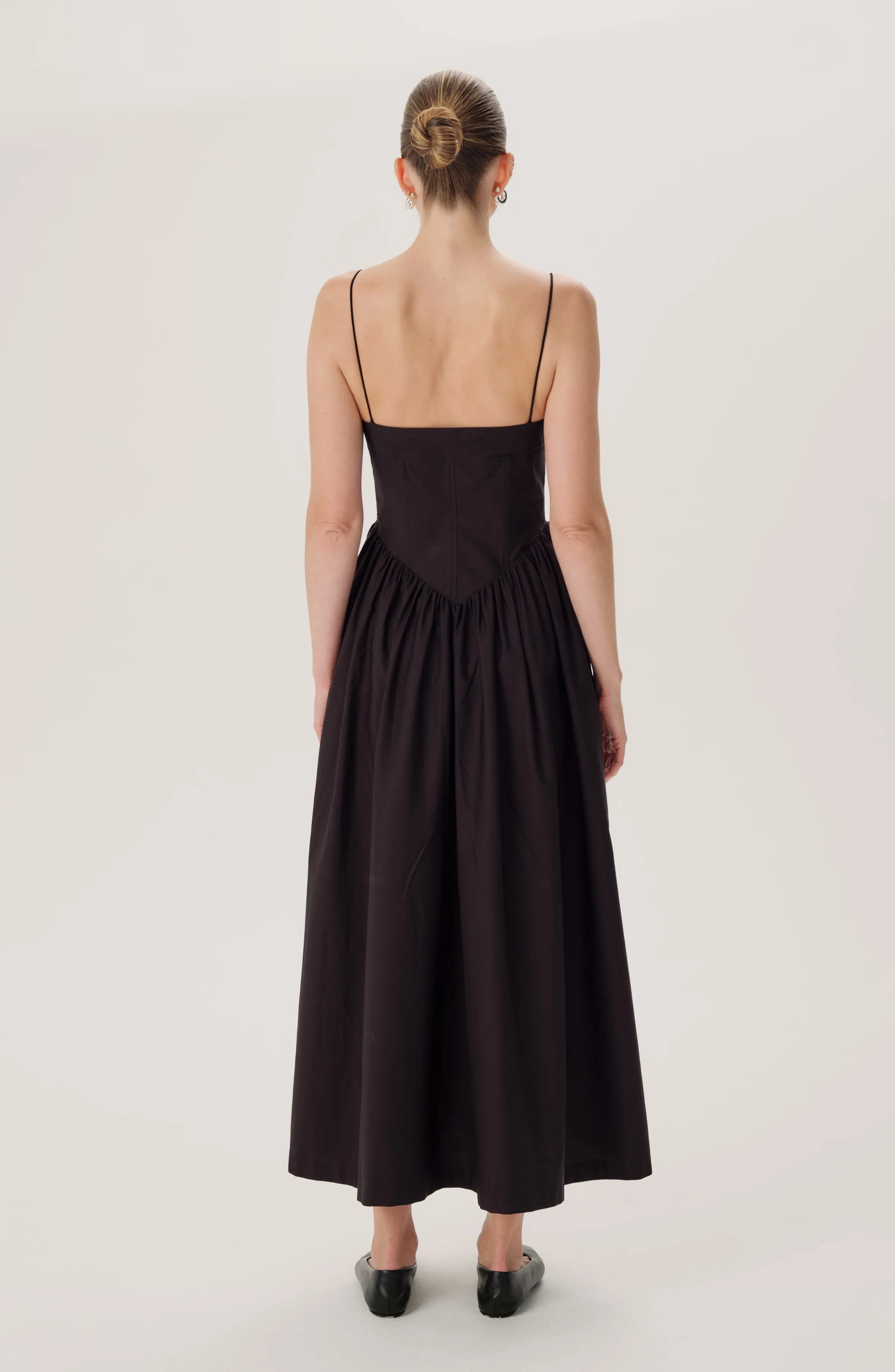 Carmine Dress - Jet Black sold by Ronny Kobo Collection product image thumbnail 3