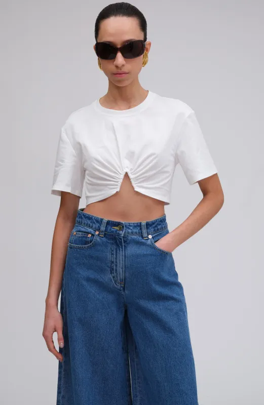 Elivra Top - Optic White sold by Ronny Kobo Collection