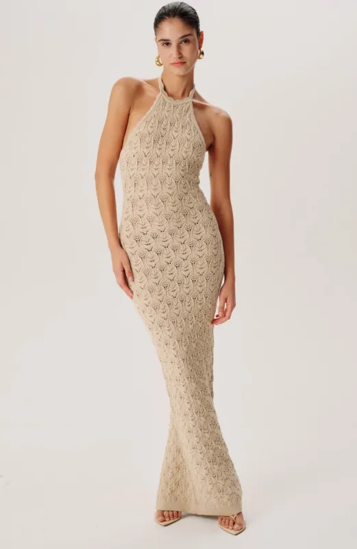 Kaiden Knit Dress - Ecru sold by Ronny Kobo Collection