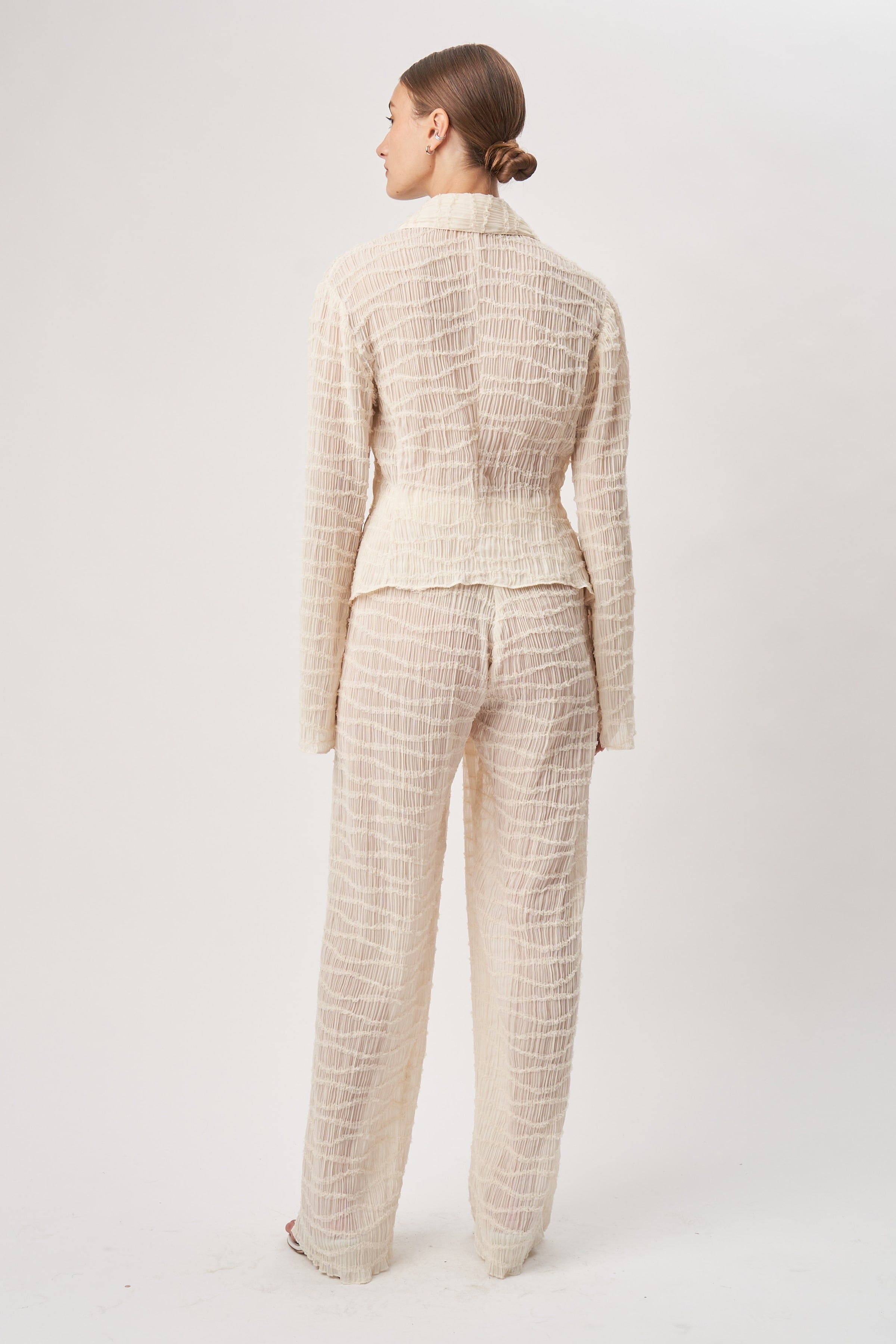 Vivian Pant - Ivory sold by Ronny Kobo Collection product image thumbnail 2