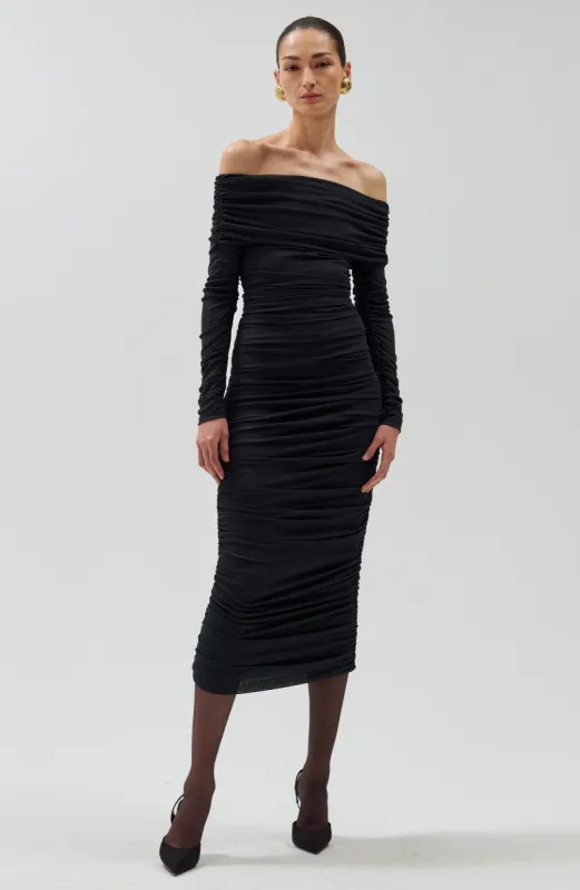 Varonica Dress - Black sold by Ronny Kobo Collection