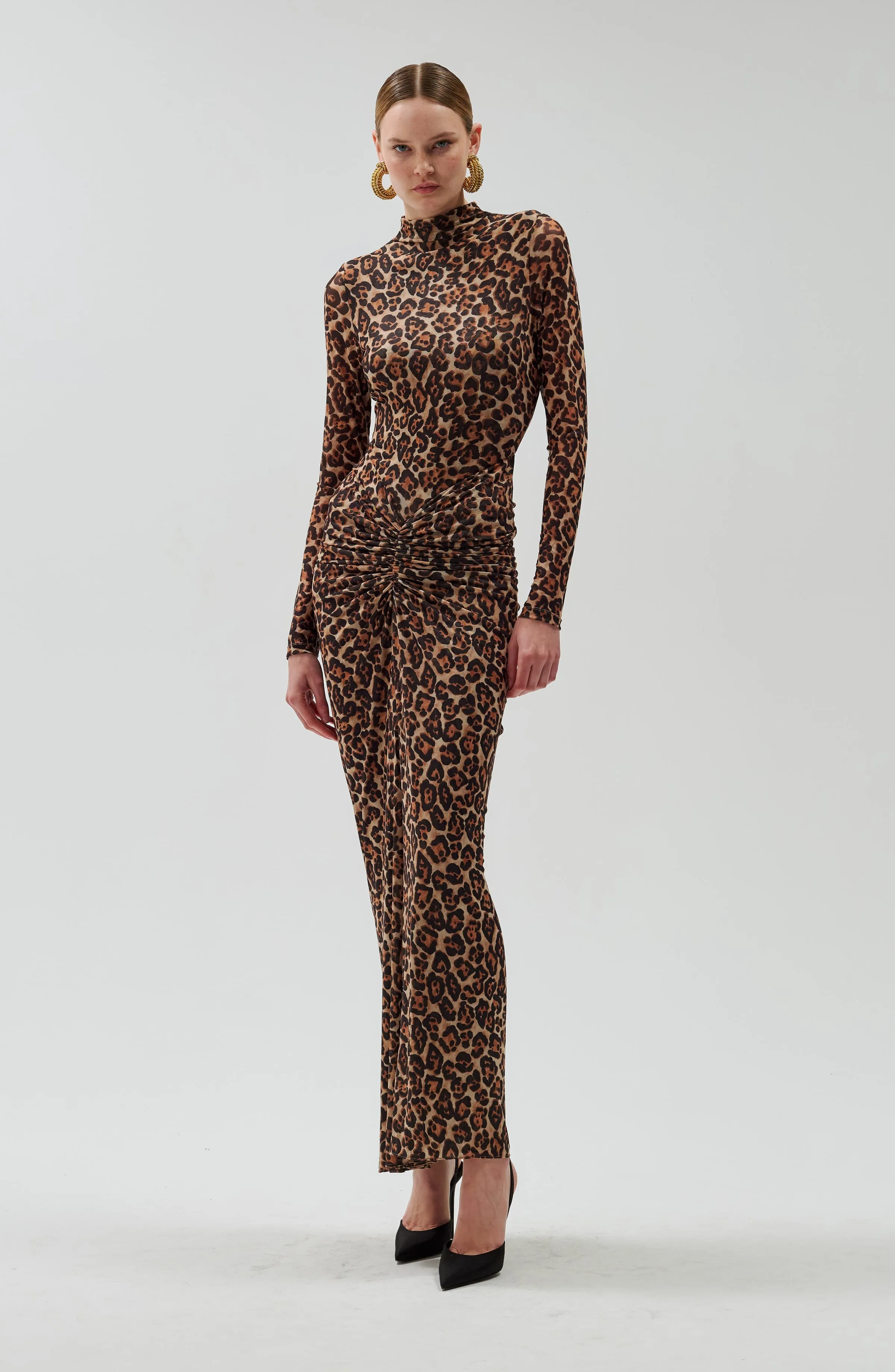 Scorpio Dress - Leopard sold by Ronny Kobo Collection product image thumbnail 4