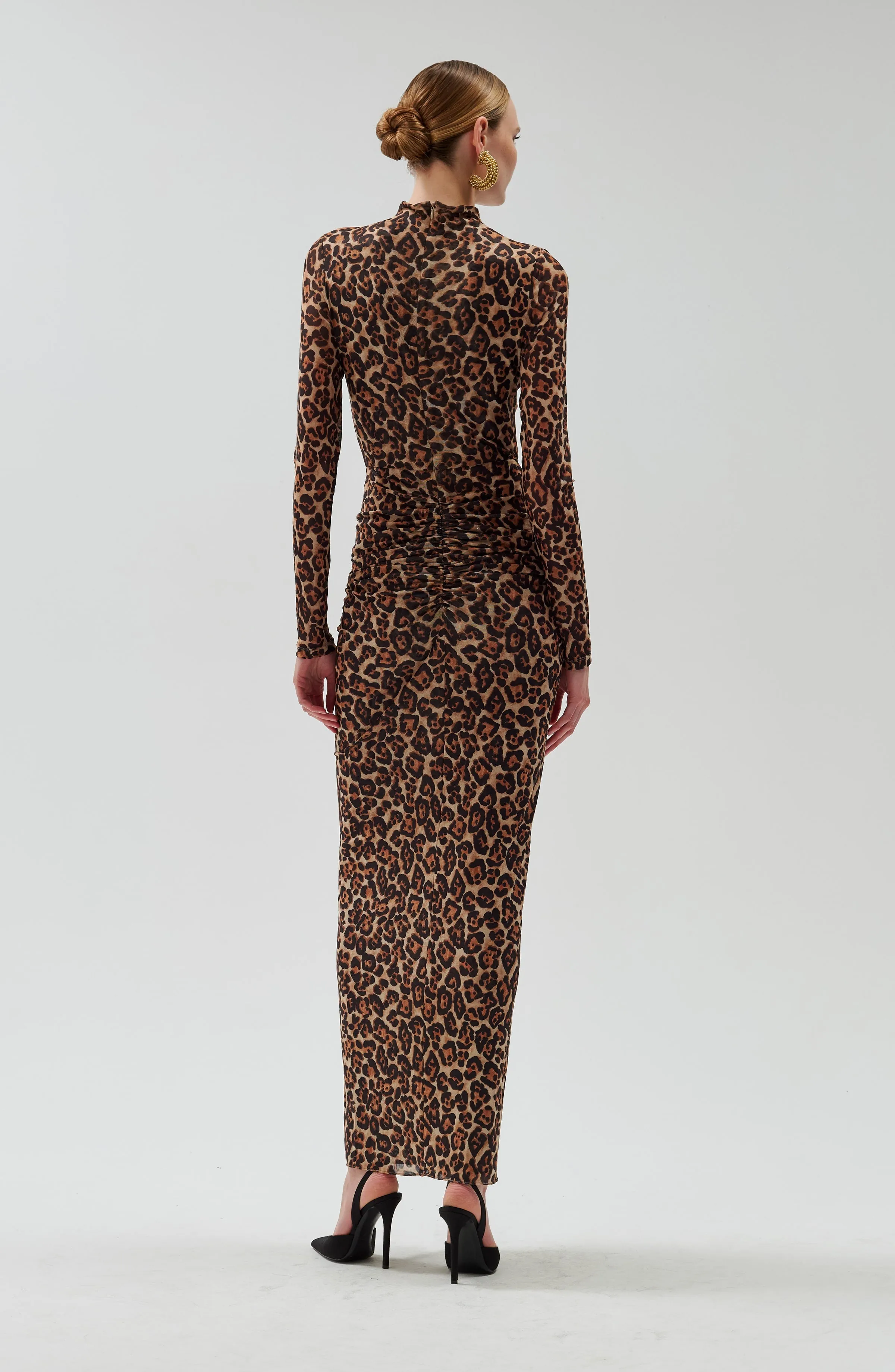 Scorpio Dress - Leopard sold by Ronny Kobo Collection product image thumbnail 3