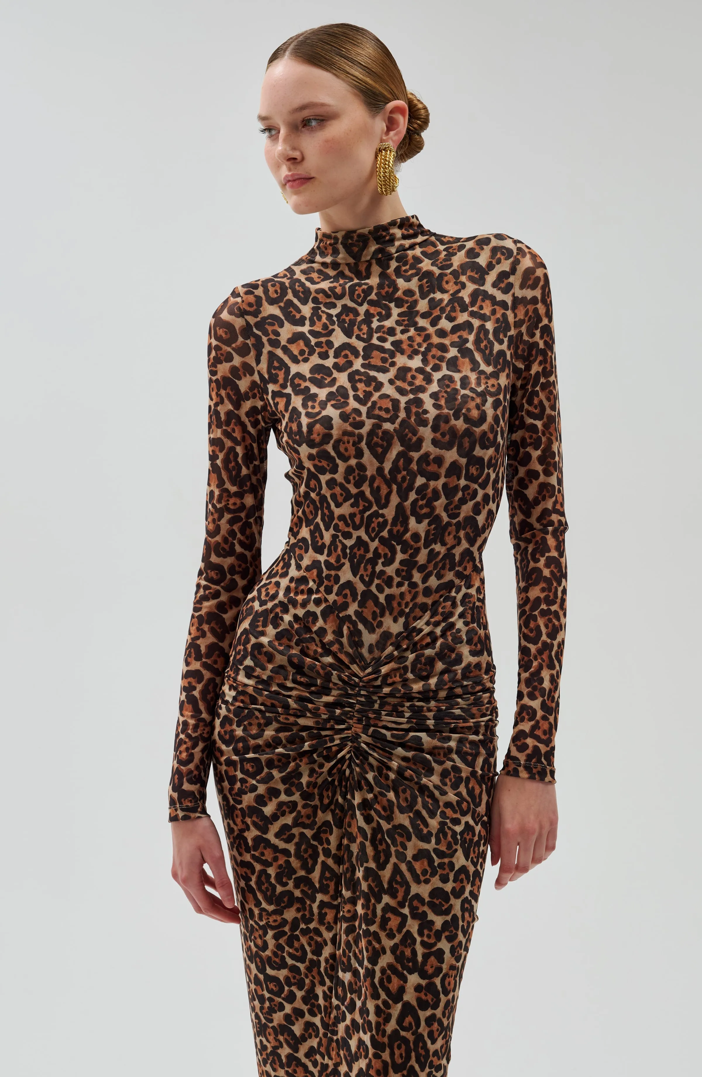 Scorpio Dress - Leopard sold by Ronny Kobo Collection product image thumbnail 2