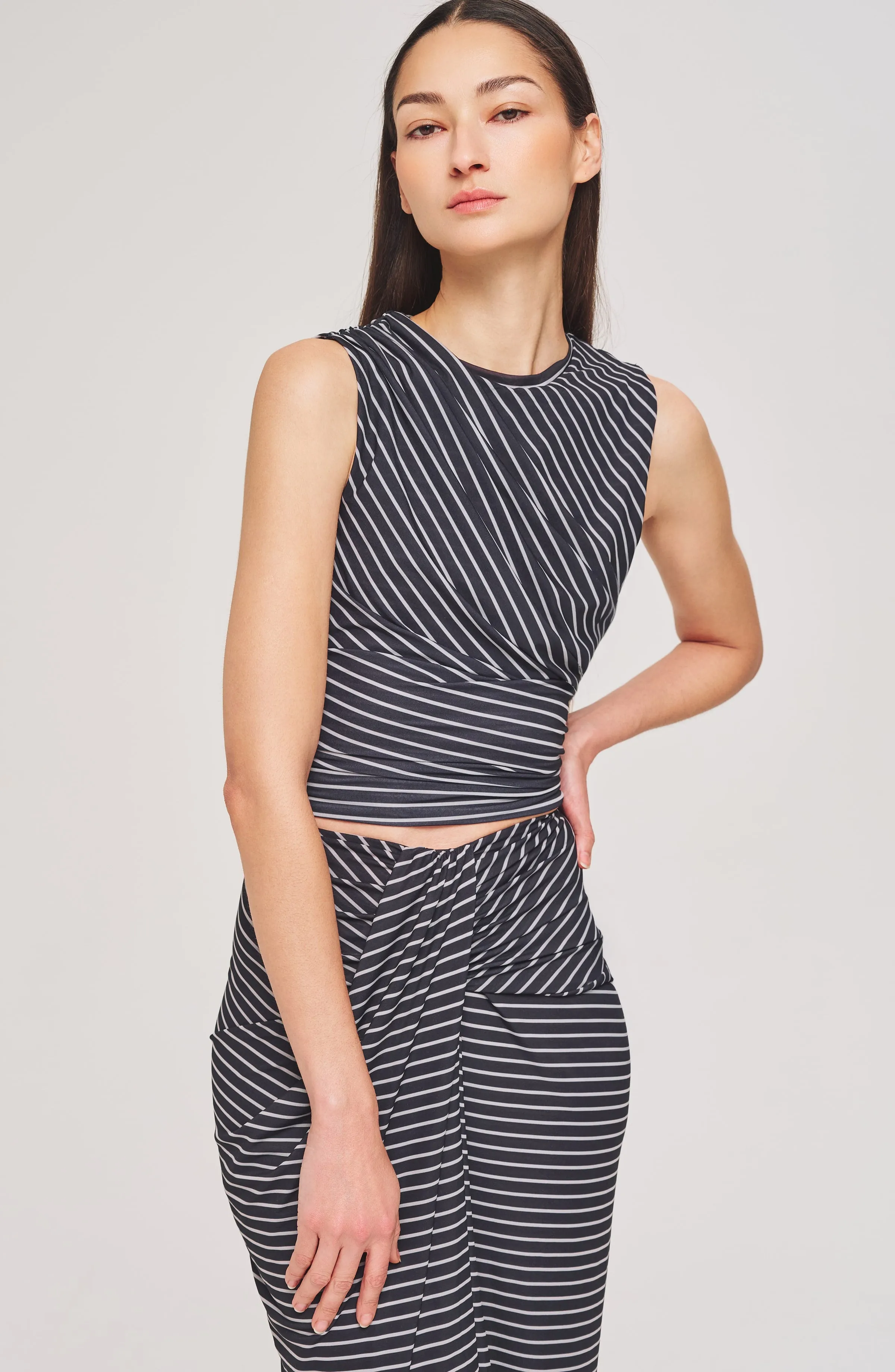 Rosalie Skirt - Navy Ivory sold by Ronny Kobo Collection product image thumbnail 3