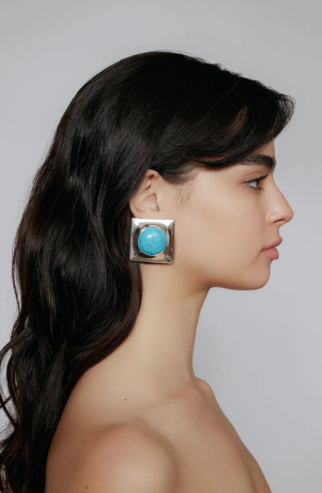 Joan Earrings - Turquoise sold by Ronny Kobo Collection product image thumbnail 3