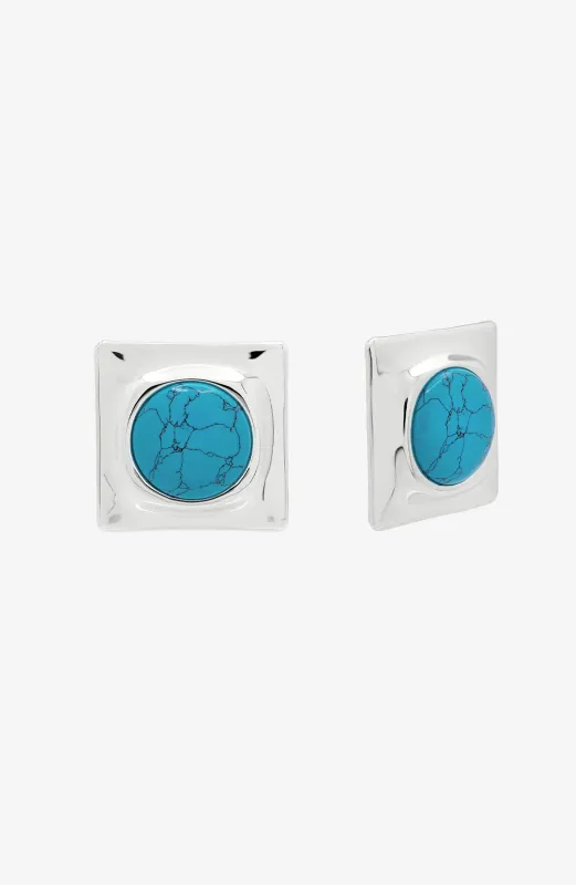Joan Earrings - Turquoise sold by Ronny Kobo Collection