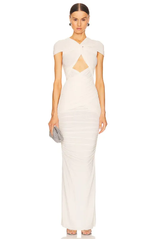 Nasha Dress - Off-White sold by Ronny Kobo Collection