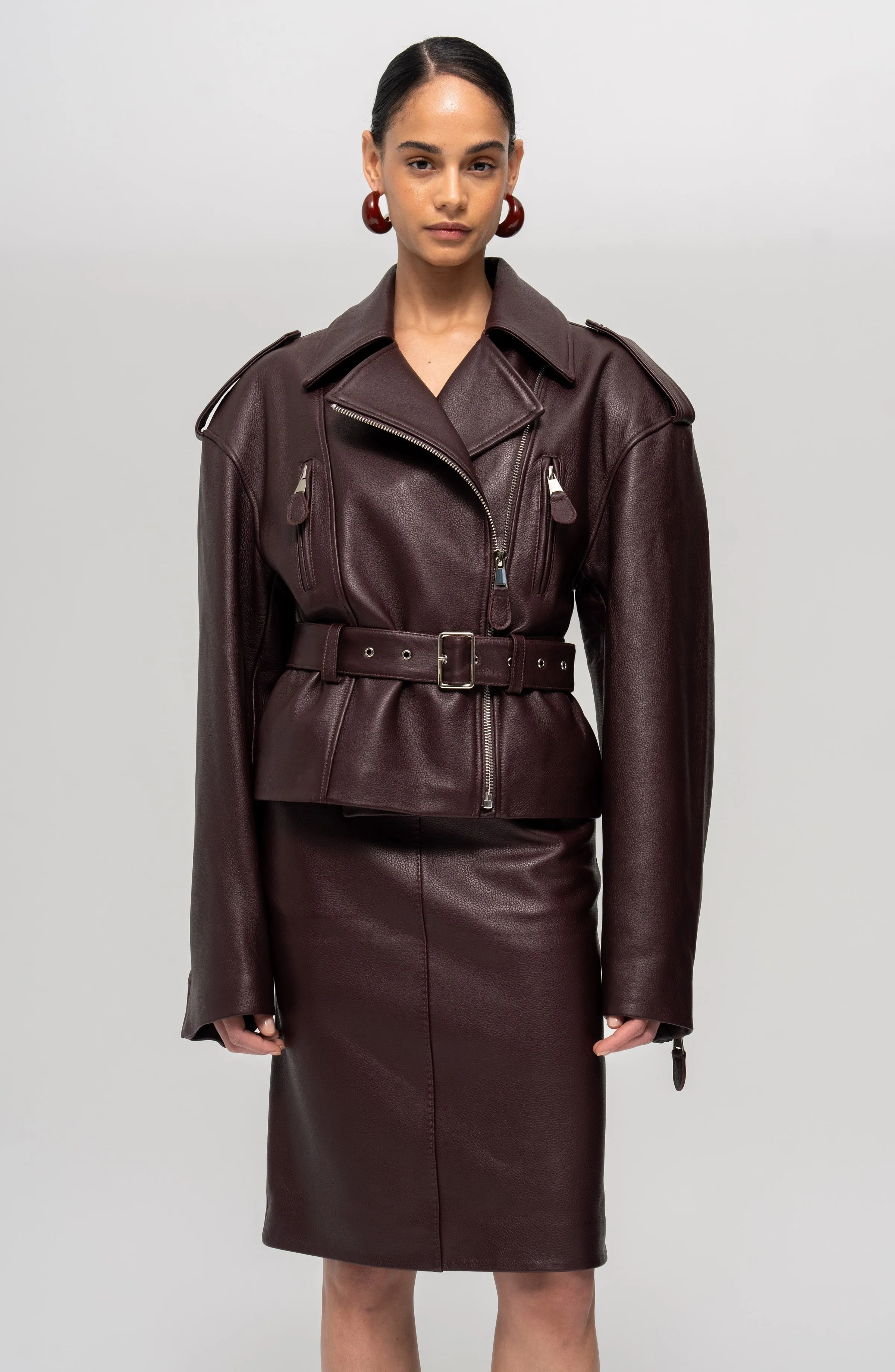 Lilou Jacket - Brown sold by Ronny Kobo Collection