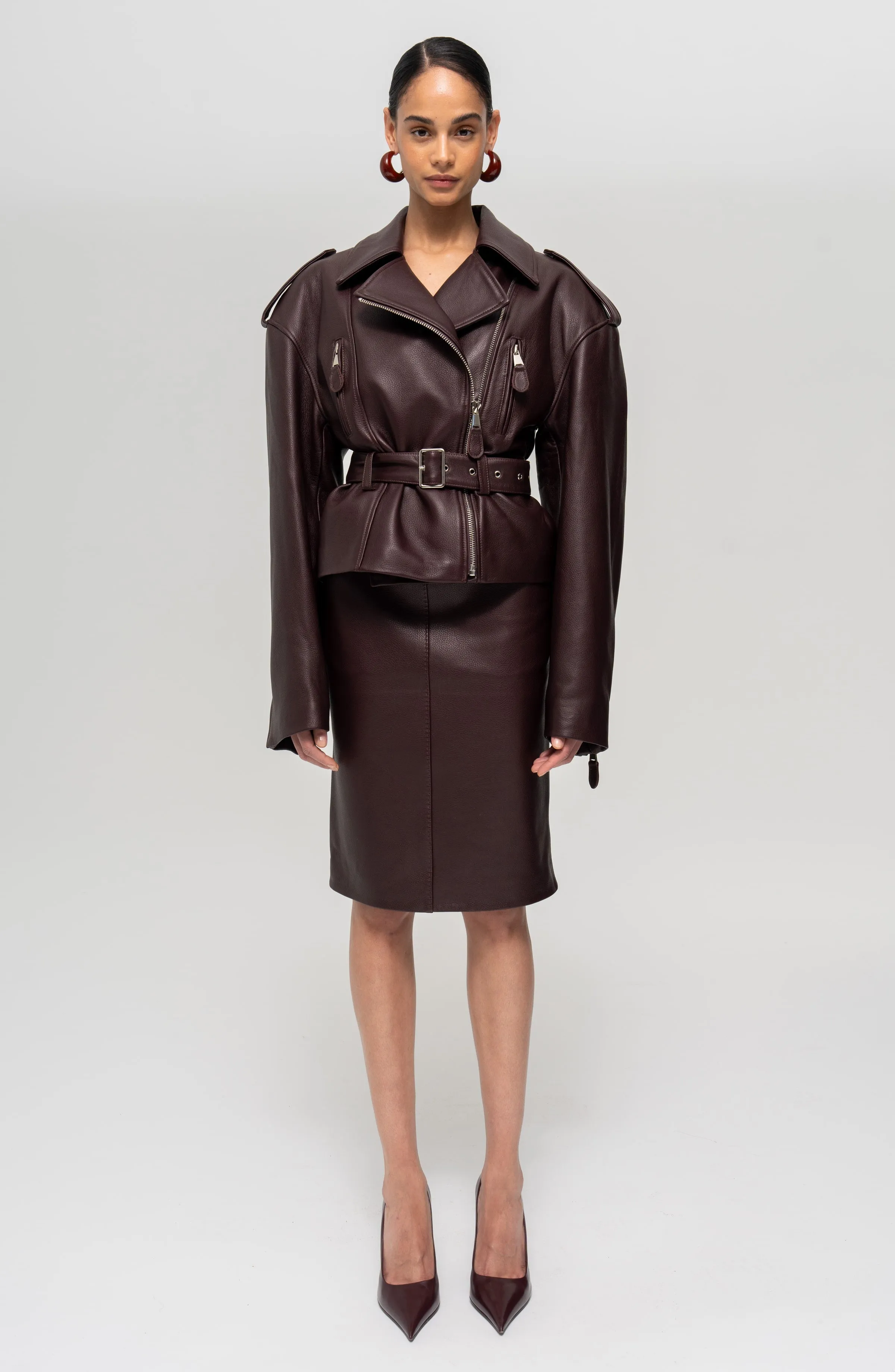 Lilou Jacket - Brown sold by Ronny Kobo Collection product image thumbnail 2