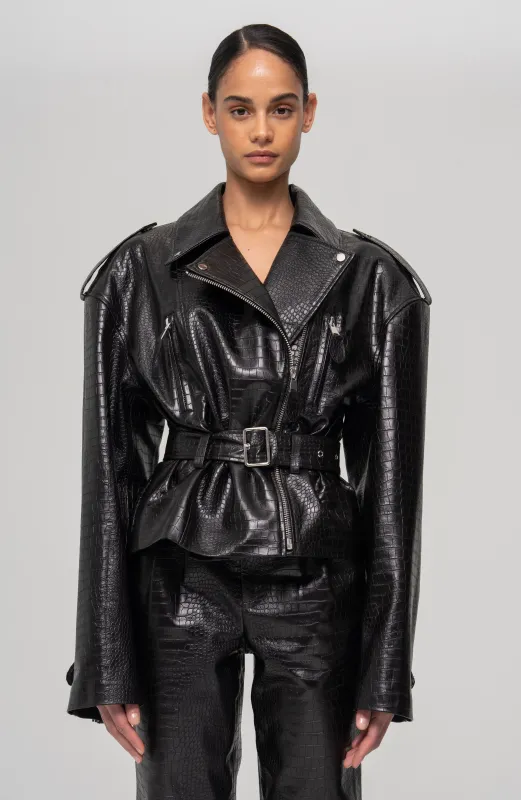 Lilou Jacket - Black sold by Ronny Kobo Collection