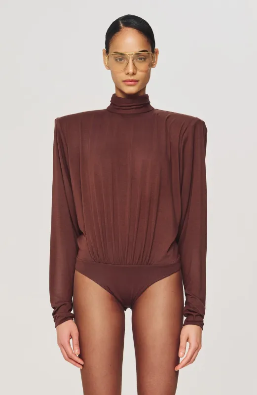 Bri Bodysuit - Brown sold by Ronny Kobo Collection