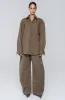 Ninon Pants - Olive sold by Ronny Kobo Collection