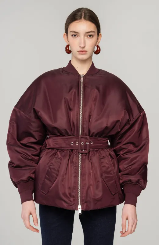 Norell Jacket - Cabernet made by Ronny Kobo Collection