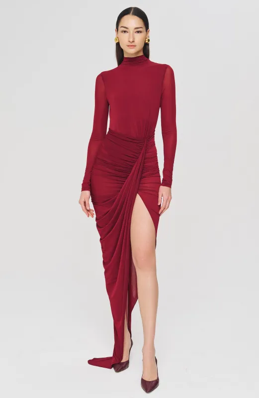 Sera Dress - Port sold by Ronny Kobo Collection