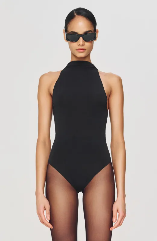 Spen Bodysuit - Black sold by Ronny Kobo Collection