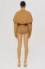 Neoma Knit Shorts - Camel sold by Ronny Kobo Collection