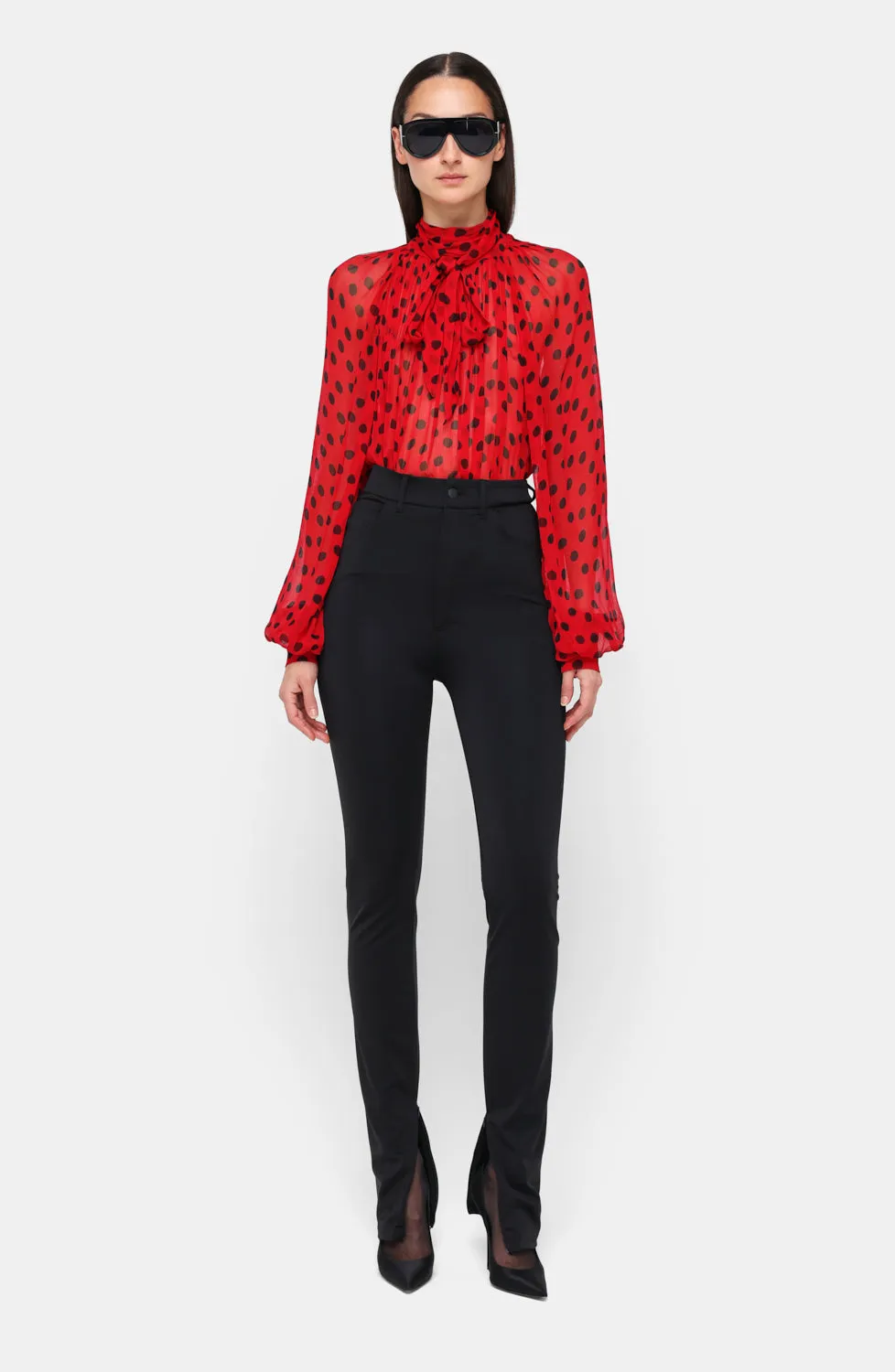 Zenia Top - Red/Black sold by Ronny Kobo Collection product image thumbnail 2