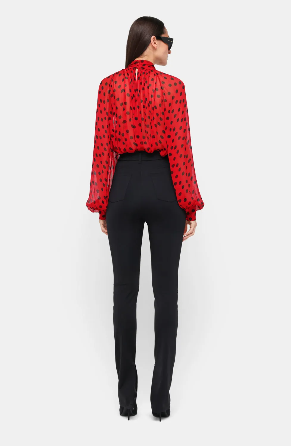 Zenia Top - Red/Black sold by Ronny Kobo Collection product image thumbnail 3