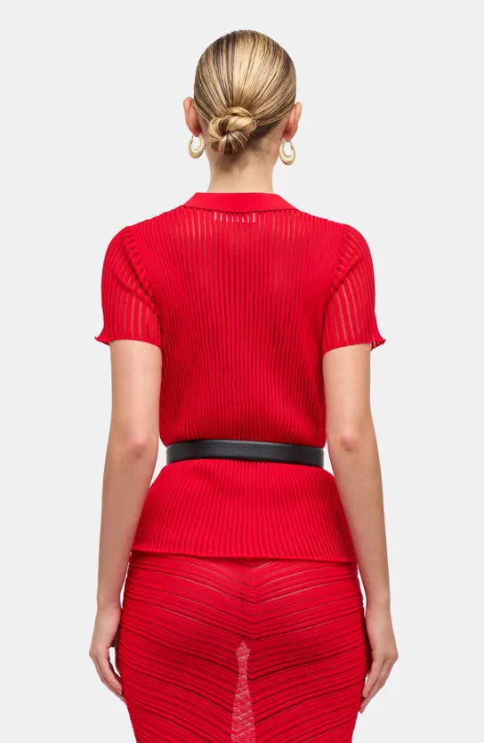 Kevin Knit Polo Shirt sold by Ronny Kobo Collection product image thumbnail 2