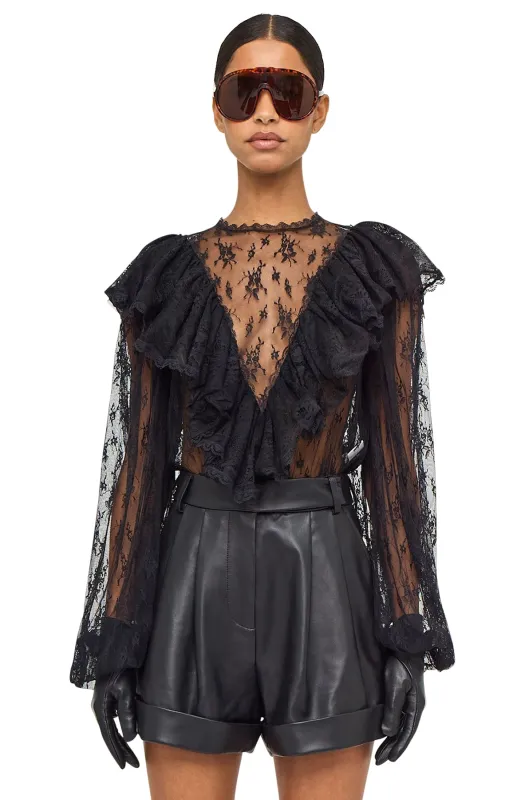 Talia Blouse - Black sold by Ronny Kobo Collection