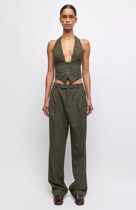 Soprano Pants - Olive Green made by Ronny Kobo Collection
