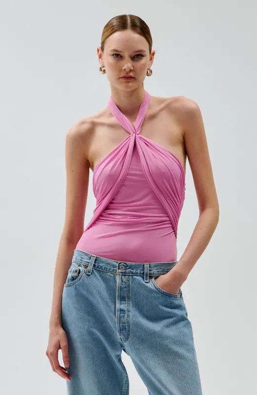 Marchella Bodysuit - Carnation sold by Ronny Kobo Collection