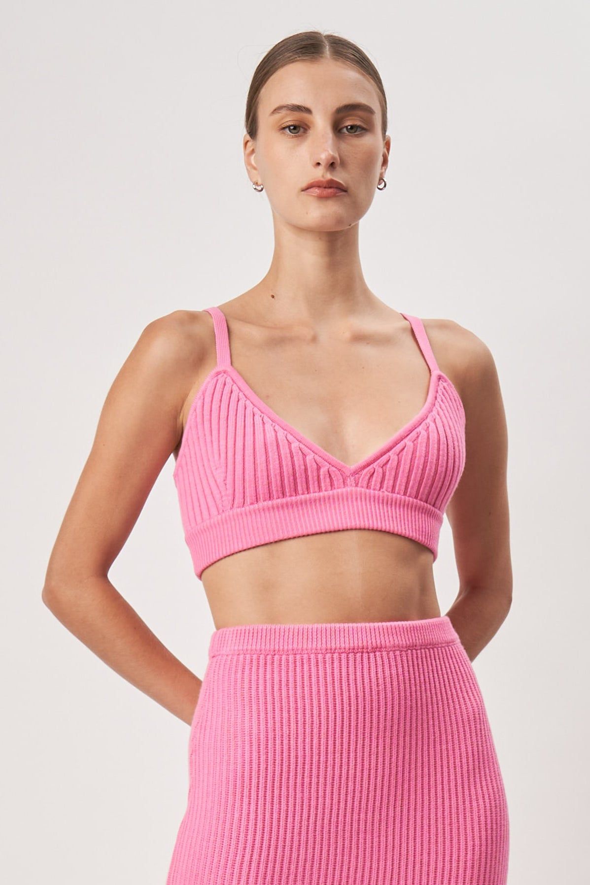 Abigail Knit Top - Hot Pink sold by Ronny Kobo Collection