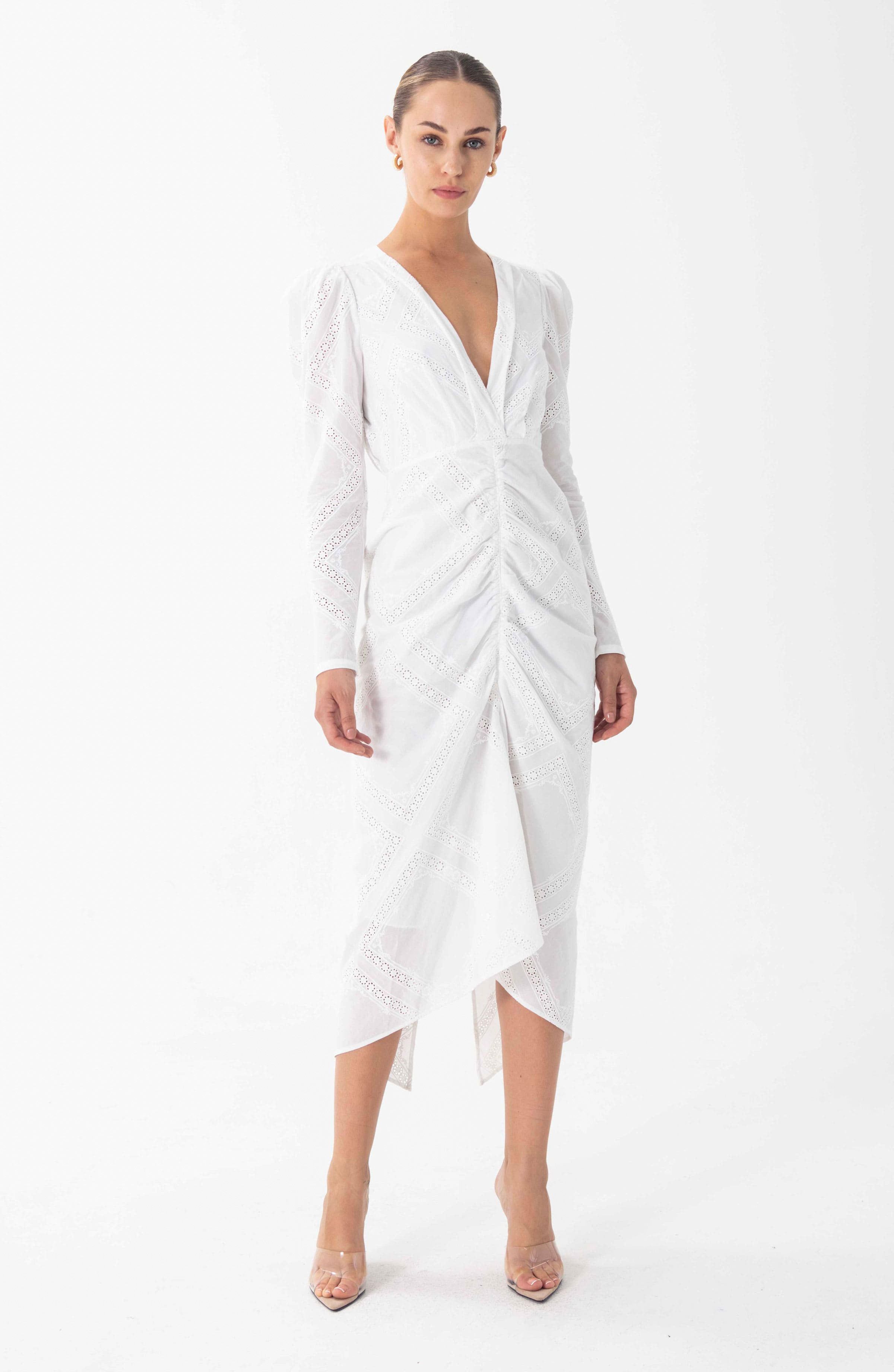 Astrid Dress - White sold by Ronny Kobo Collection