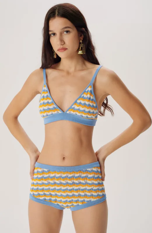Sarda Knit Top - Cornflower Multi sold by Ronny Kobo Collection
