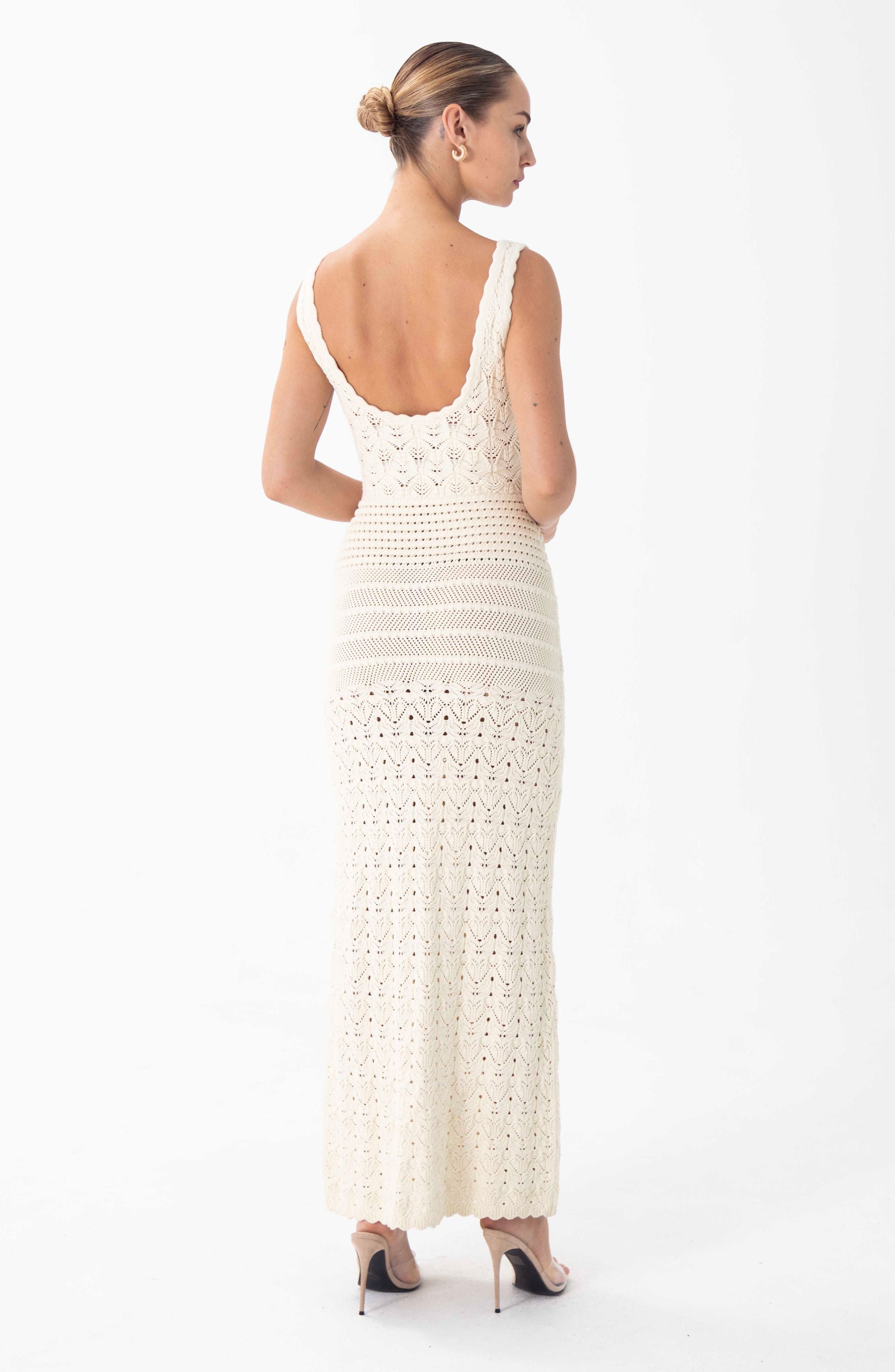 Sadie Dress - Ivory sold by Ronny Kobo Collection product image thumbnail 3