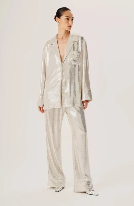 Dora Pants - Champagne sold by Ronny Kobo Collection