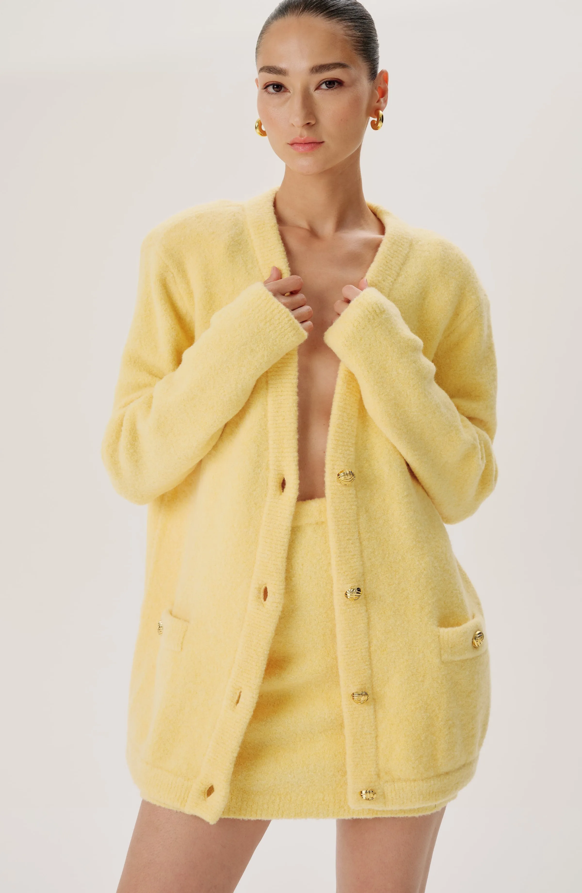 Hilari Knit Cardigan - Sunglow sold by Ronny Kobo Collection product image thumbnail 2