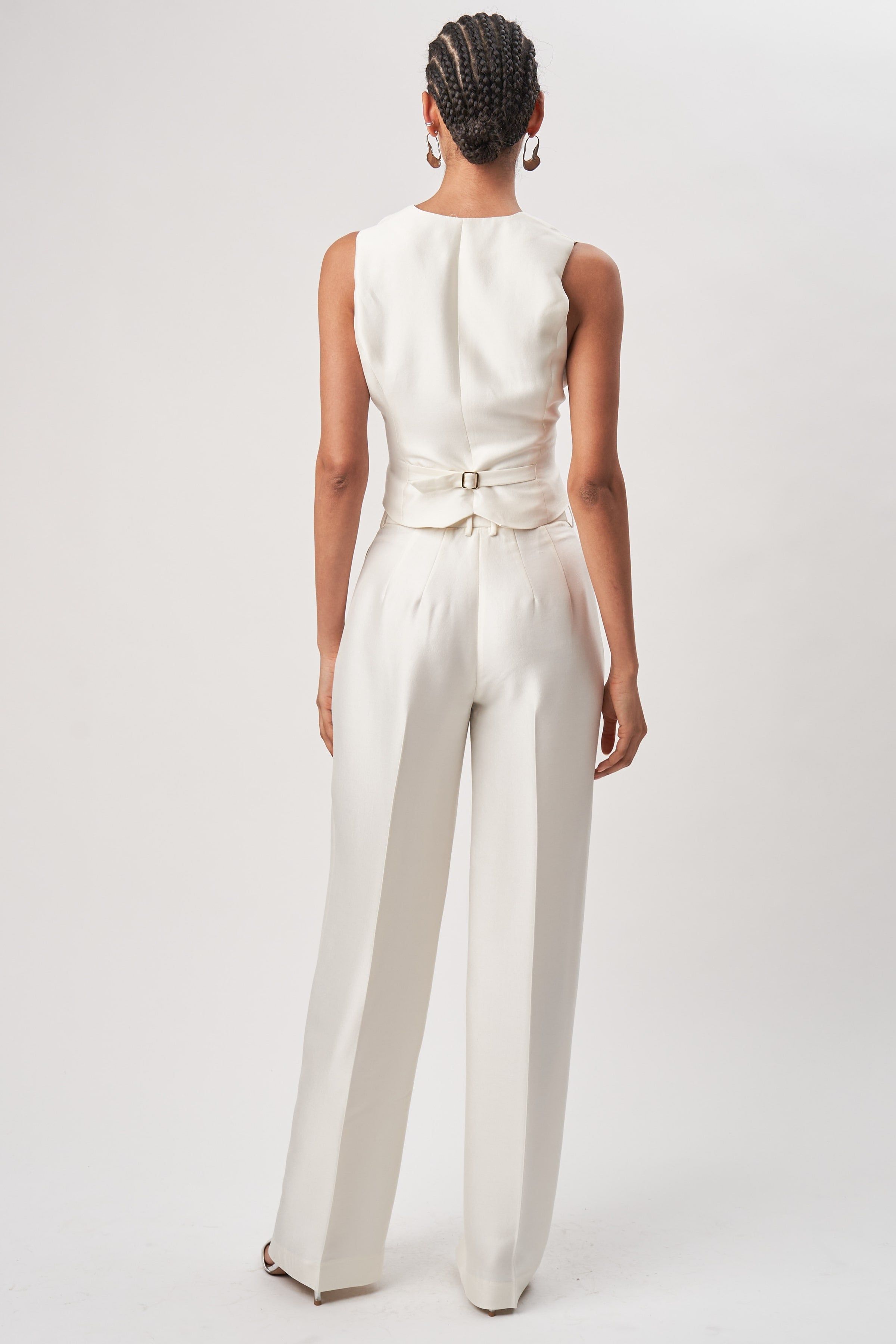 Carrine Pant - Ivory sold by Ronny Kobo Collection product image thumbnail 3