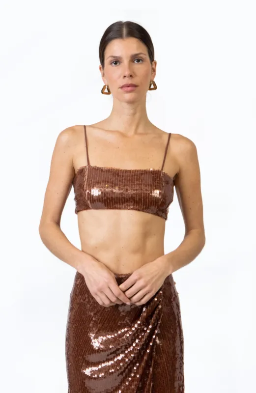 Syd Top - Brown sold by Ronny Kobo Collection