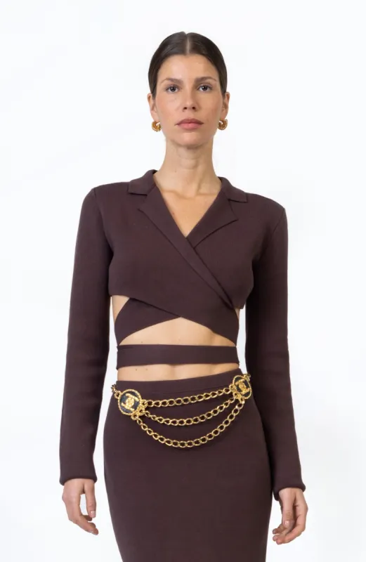 Jadey Knit Top sold by Ronny Kobo Collection