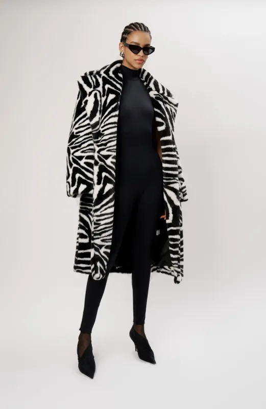 Olive Coat- Zebra sold by Ronny Kobo Collection