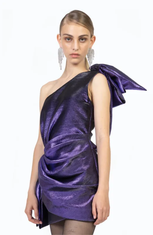 Brit Dress - Grape sold by Ronny Kobo Collection