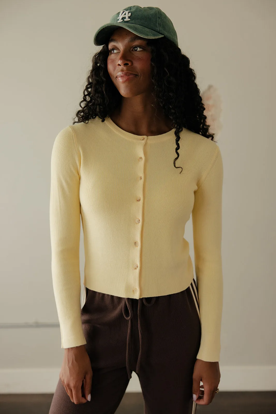 Buttercup Button Cardigan sold by Roolee