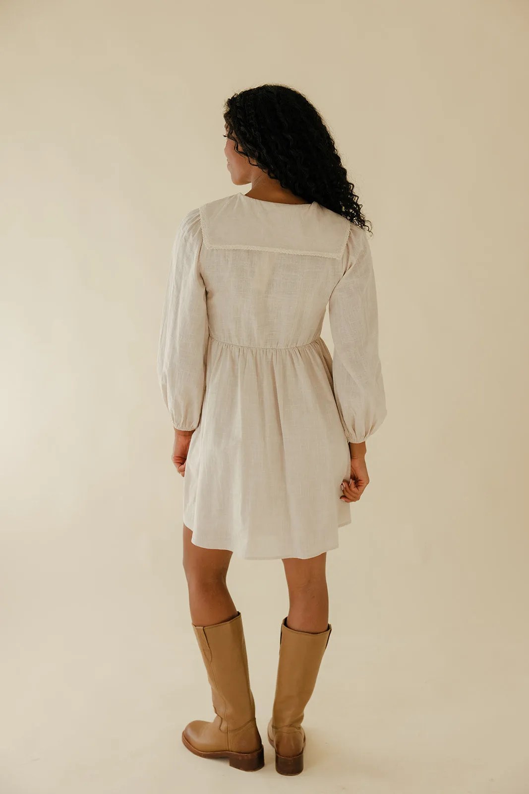 Stone Path Collared Dress sold by Roolee product image thumbnail 4